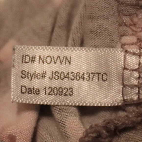 JoySpun Pajama Set Grey and Pink Short Sleeve Top and Drawstring Waist Short XL - Picture 16 of 16